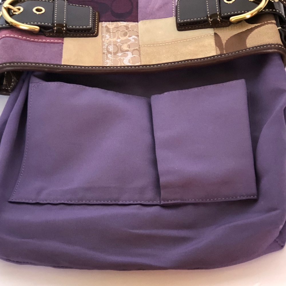 Coach Patchwork Bag Purse New Cond Used Once - Picture 4 of 4